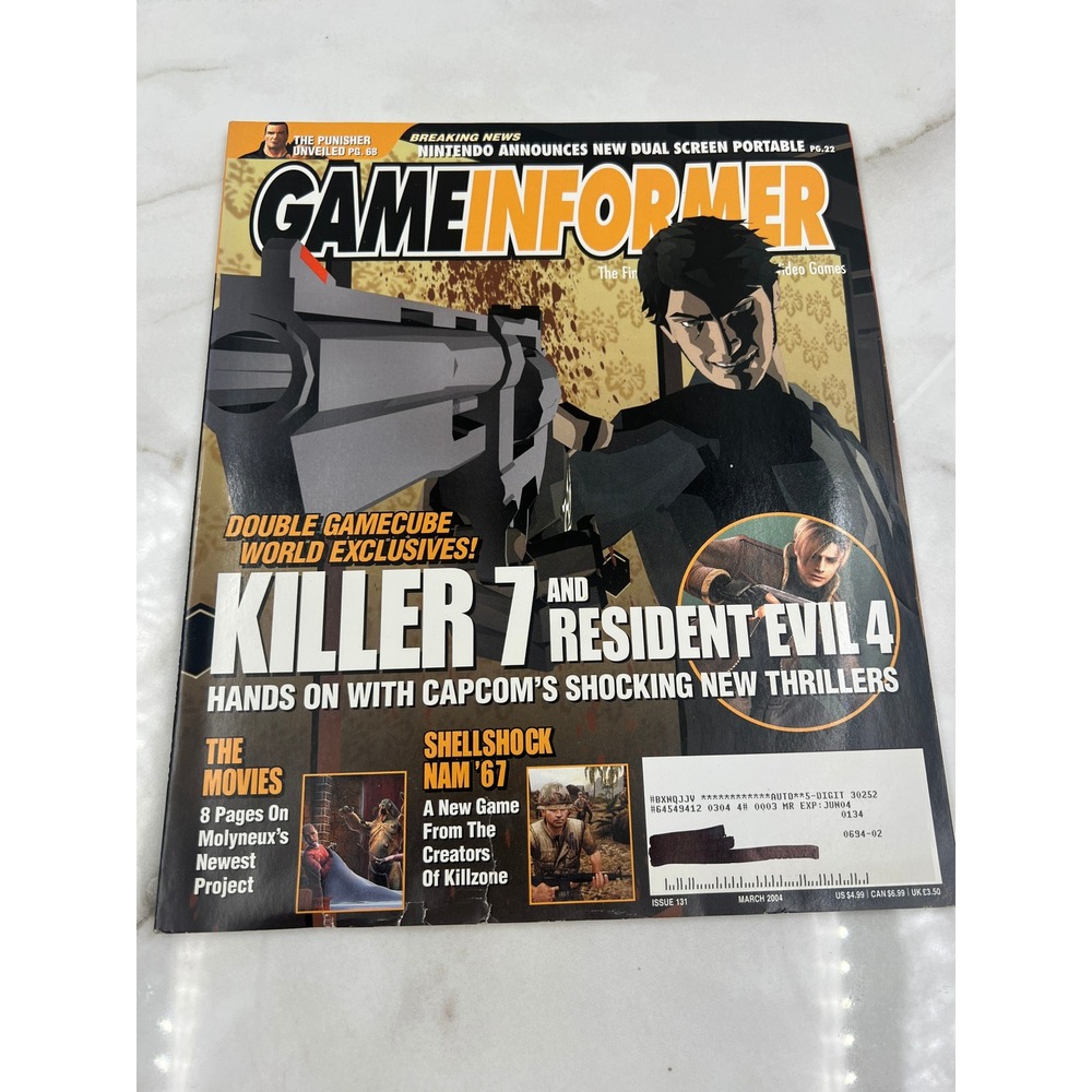 Game Informer Magazine Issue 131 March 2004 Resident Evil 4 Killer 7 Cover